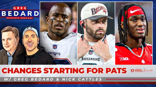 .@FDsportsbook Bedard Podcast & Video: Changes starting for the Patriots taken at BSJ Headquarters (Patriots)